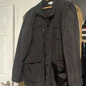Calvin Klein mens jacket xl satin black